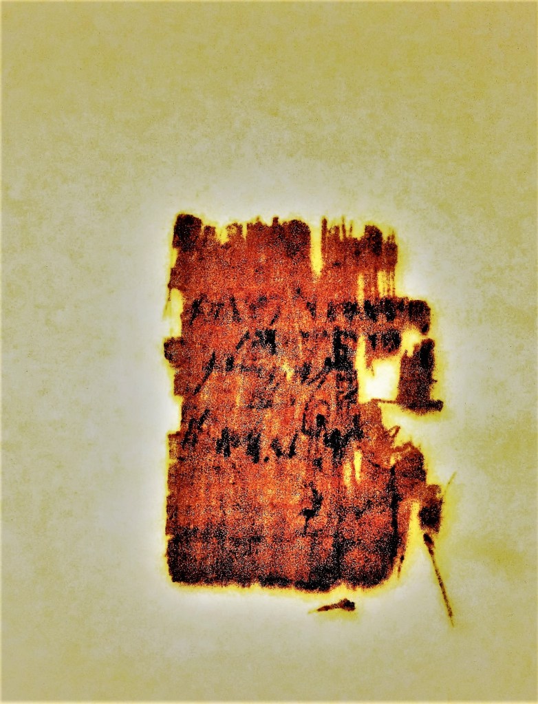 Phoenician Inscription papyrus G_5774