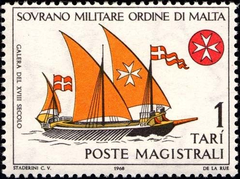 galera 18 secolo--postage-stamps-military-orders