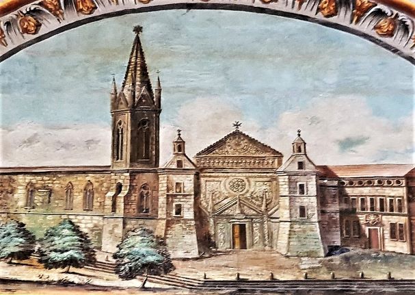 Cathedral medieval Mdina in Fresco GM palacd